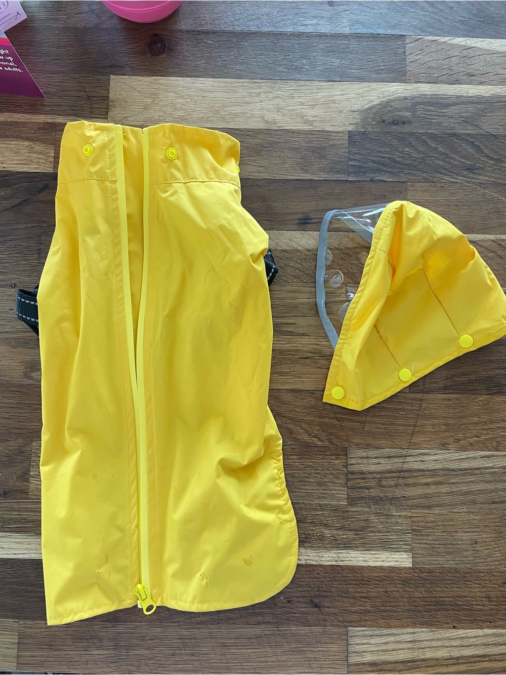 Dog Raincoat with Hood - Waterproof and Mesh Lined